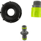 IBC 2” S60X6 Cap with ¾” BSP Threaded Hose Connector and Double Male Lime