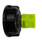 IBC 2” S60X6 Cap with ¾” BSP Threaded Hose Connector Lime