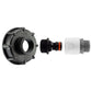 IBC 2” S60X6 Cap with Male Quick Connector and ¾” BSP Threaded Hose Connector