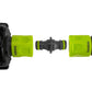 IBC 2” S60X6 Cap with Threaded Hose Fitting, Double Male and Hose Connector Lime