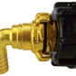 IBC 2” S60X6 Cap with Geka Type Fittings 19mm Barb Swivel Elbow