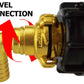 IBC 2” S60X6 Cap with Geka Type Fittings 13mm Barb Swivel Elbow