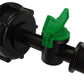 IBC 2” S60X6 Cap with ¾” BSP Male Threaded Irrigation Valve