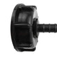 IBC 2” S60X6 Cap with Straight 16mm Barb