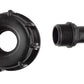 IBC 2” S60X6 Cap with Pond Elbow 20mm Barb