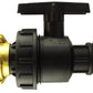 IBC 2” S60X6 Cap with Large Plastic Valve and Geka Type Fitting