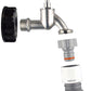 IBC 2” S60X6 Cap with Bib Tap and Max Flo Hose Connectors Set