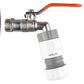 IBC 2” S60X6 Cap with Lever Tap and Max Flo Hose Connectors Set
