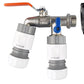 IBC 2” S60X6 Cap with Double Lever Tap and Max Flo Hose Connectors Set