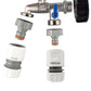 IBC 2” S60X6 Cap with Double Lever Tap, 1 x Max Flo Outlet and 1 x Standard Outlet