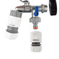 IBC 2” S60X6 Cap with Double Lever Tap, 1 x Max Flo Outlet and 1 x Standard Outlet