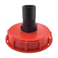 IBC 6-inch Cap Kit with 50mm Barbed Straight Connector