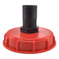 IBC 6-inch Cap Kit with 50mm Barbed Straight Connector