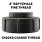 IBC S100X8 Adapter to 2"BSPF