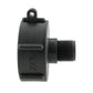 IBC 2” S60X6 Cap with BSPF Thread-Quick Connect Male Valve and Hose Connector Brass