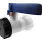 IBC 2” S60X6 Valve with IBC S60X6 - 1” Camlock Fitting and 1” Type C Camlock
