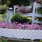 Lawn Edging, Plastic Palisade Rattan Effect, 2.4m, Black