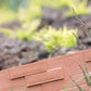 Lawn Edging, Plastic Palisade Slate Effect, 2.38m, Brown