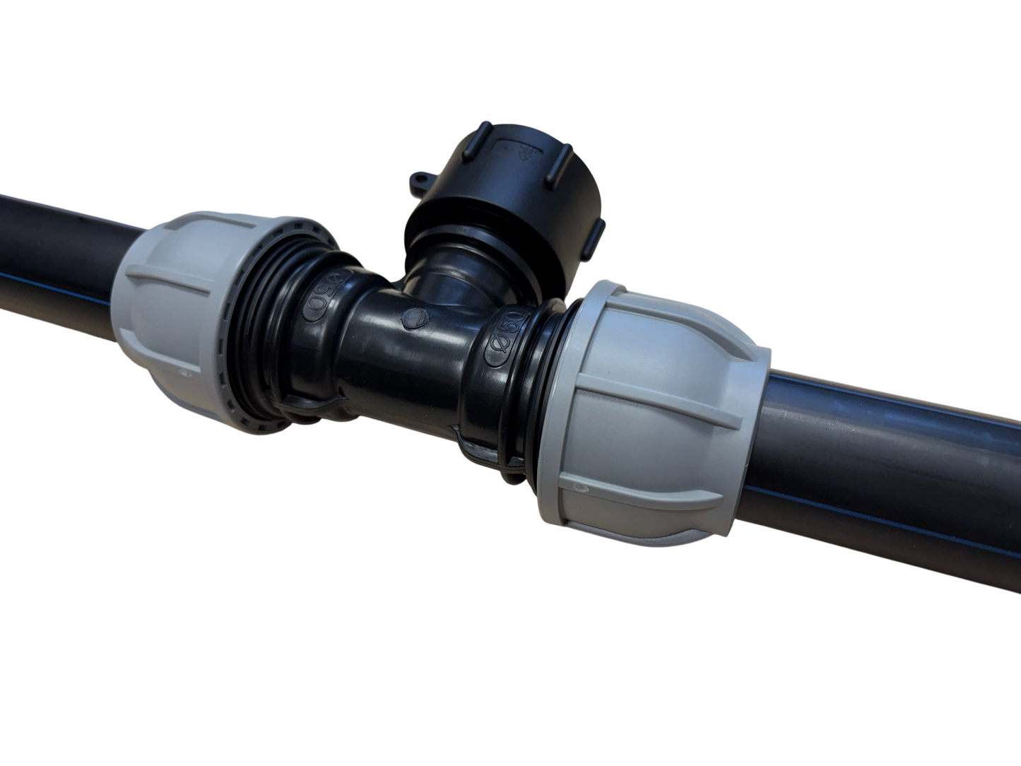 IBC 3-tank joining kit via 50 mm pipe