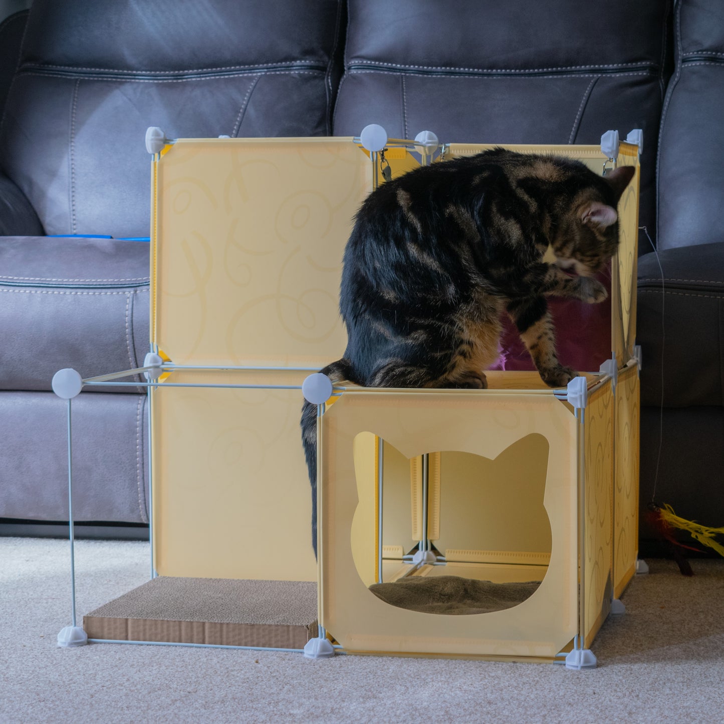 Kitty Cubby Cat Cube Play Tower MIDI