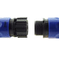 Male & Female Threaded Hose Quick Connector Set (Blue)