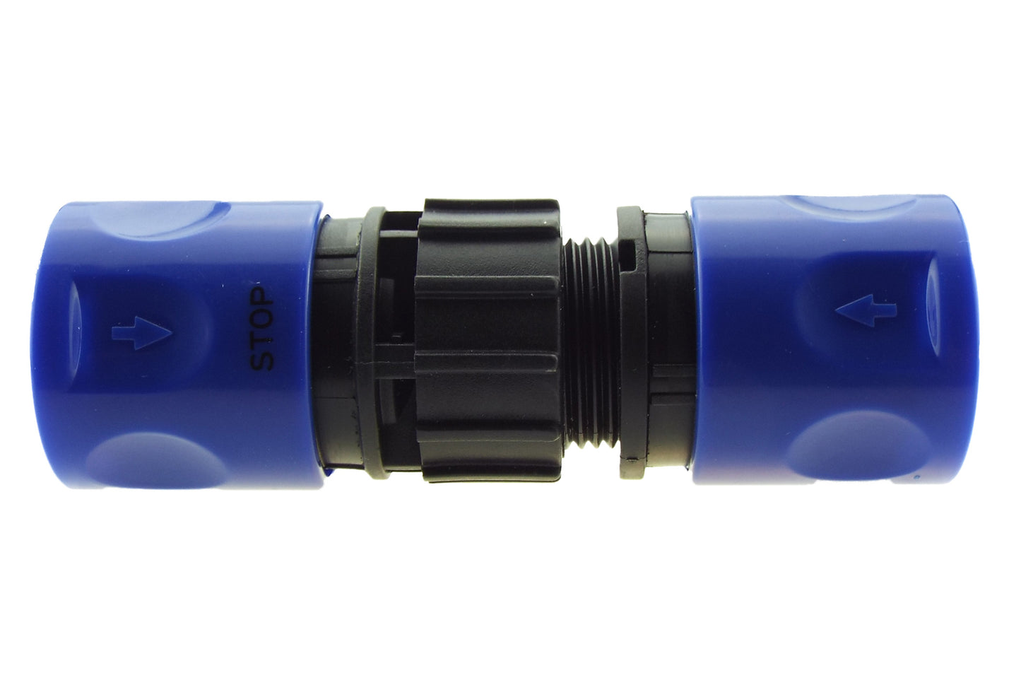 Male & Female Threaded Hose Quick Connector Set (Blue)