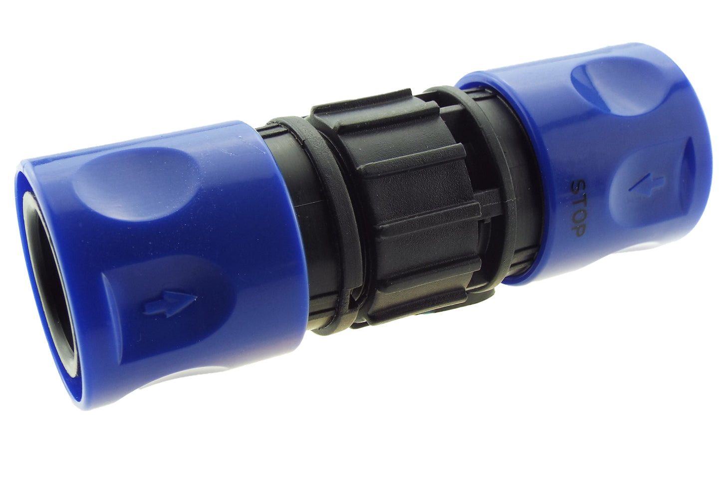Male & Female Threaded Hose Quick Connector Set (Blue)