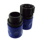 Male & Female Threaded Hose Quick Connector Set (Blue)