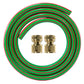 Premium Garden Hose Green with Brass Hose Connectors