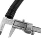 Corrugated Pipe 1" (25mm) with 2 x Double Wire Clips Set