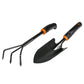 Wide Spade and Cultivator Garden Tool Set