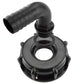 IBC 2” S60X6 Cap with Pond Elbow 20mm Barb