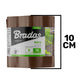 Wavy Plastic Garden Lawn Edging, H=10CM, L=9M, Brown