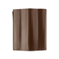 Wavy Plastic Garden Lawn Edging, H=15CM, L=9M, Brown