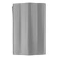 Wavy Plastic Garden Lawn Edging, H=25CM, L=9M, Light Gray
