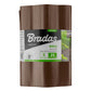 Wavy Plastic Garden Lawn Edging, H=25CM, L=9M, Brown