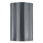 Wavy Plastic Garden Lawn Edging, H=25CM, L=9M, Gray