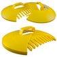 Leaf Grab Garden Cleaning Scoops, Yellow