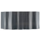 Wavy Plastic Garden Lawn Edging, H=15CM, L=9M, Gray