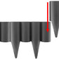 Lawn Edging, Plastic Palisade Wood Effect, 2.5m Box, Gray