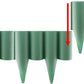 Lawn Edging, Plastic Palisade Wood Effect, 2.5m Box, Green