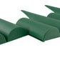 Lawn Edging, Plastic Palisade Wood Effect, 2.5m Box, Green