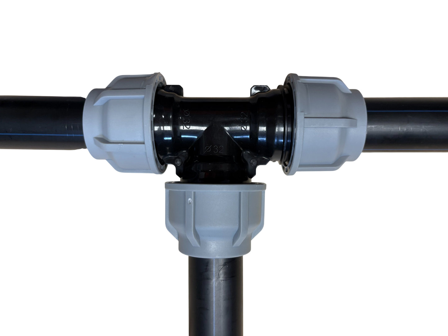 IBC 2-tank joining kit via 50 mm pipe