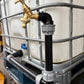 IBC 2-tank joining kit via 50 mm pipe