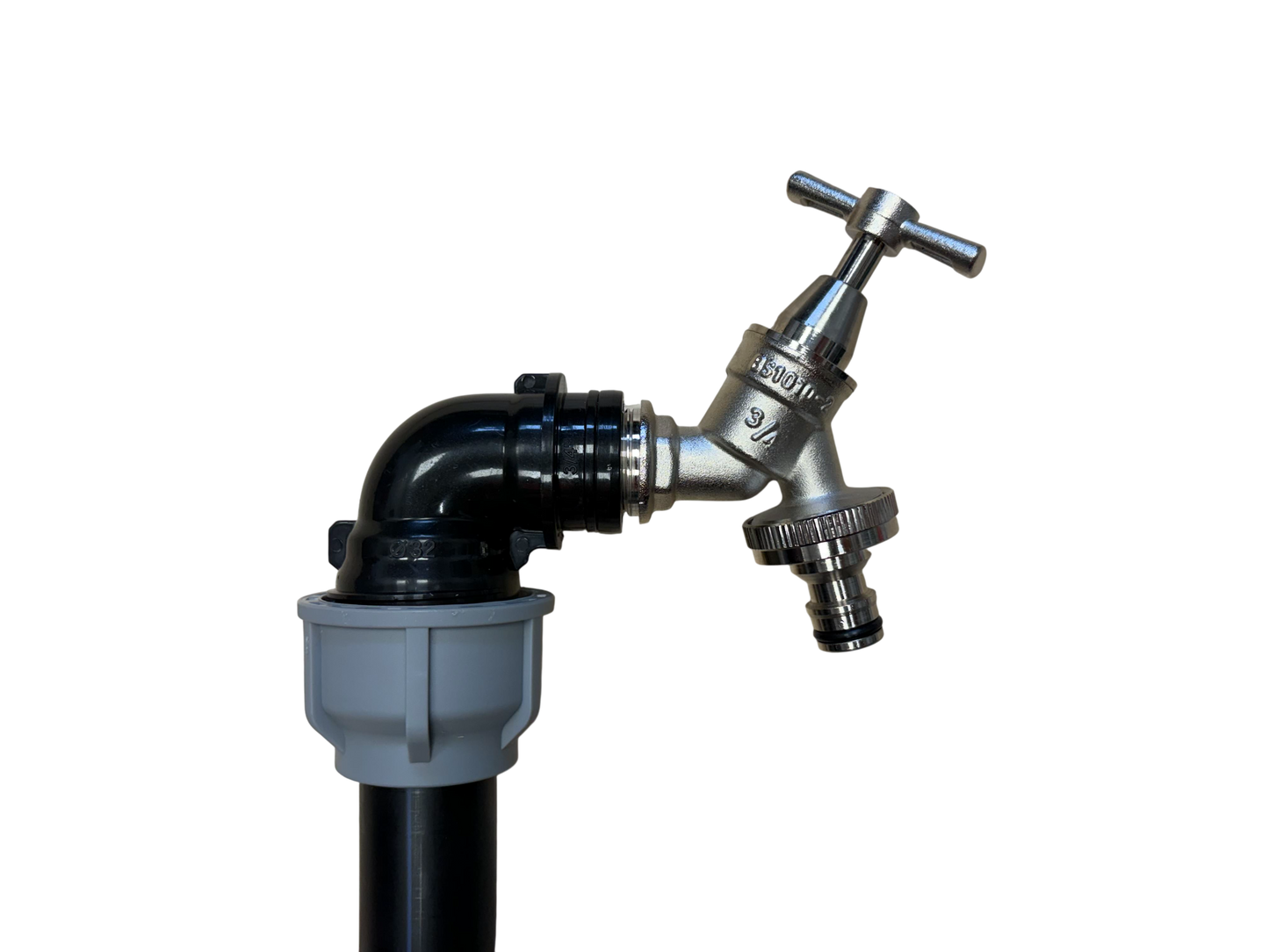 IBC 2-tank joining kit via 50 mm pipe