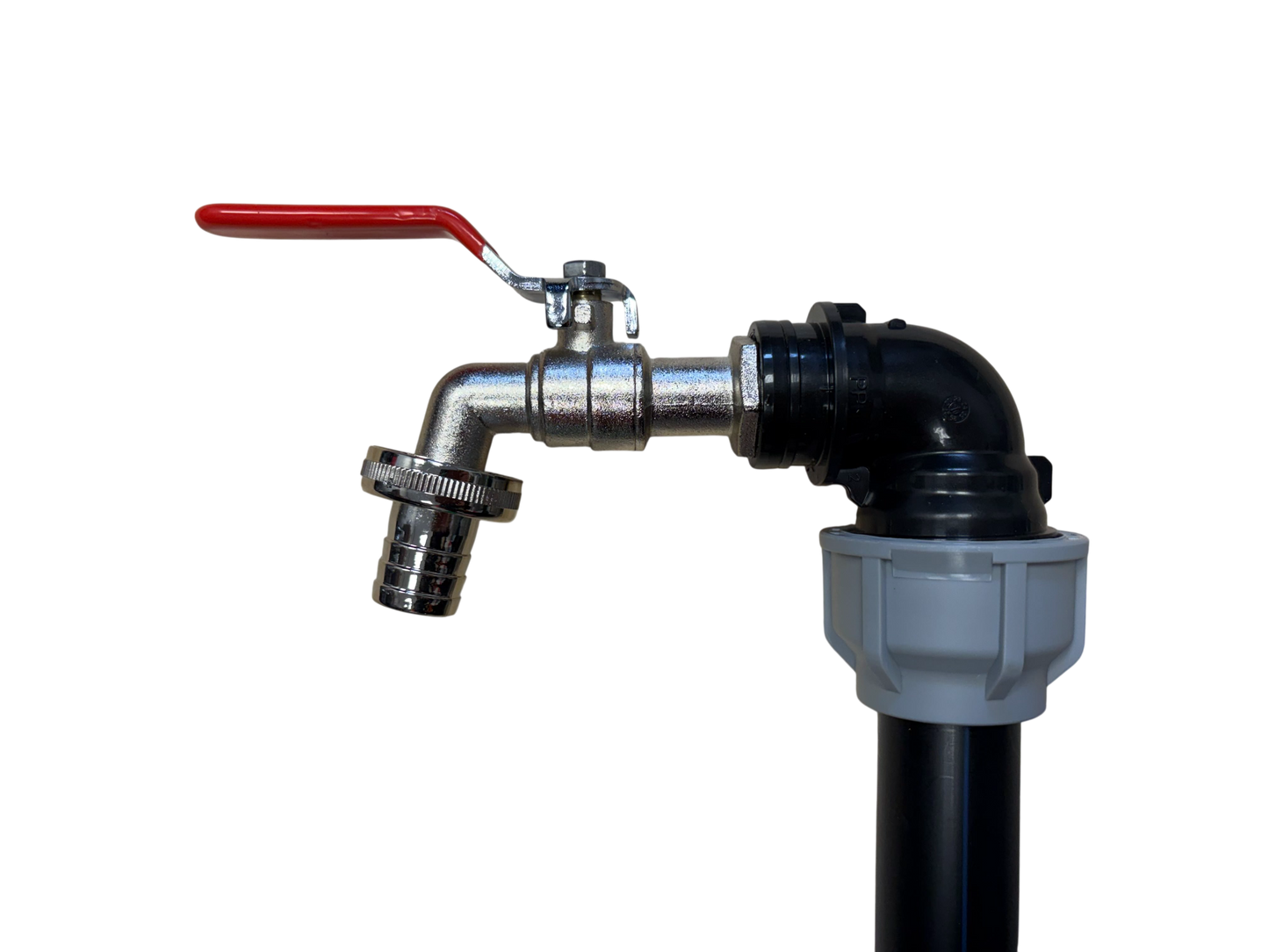 IBC 2-tank joining kit via 50 mm pipe