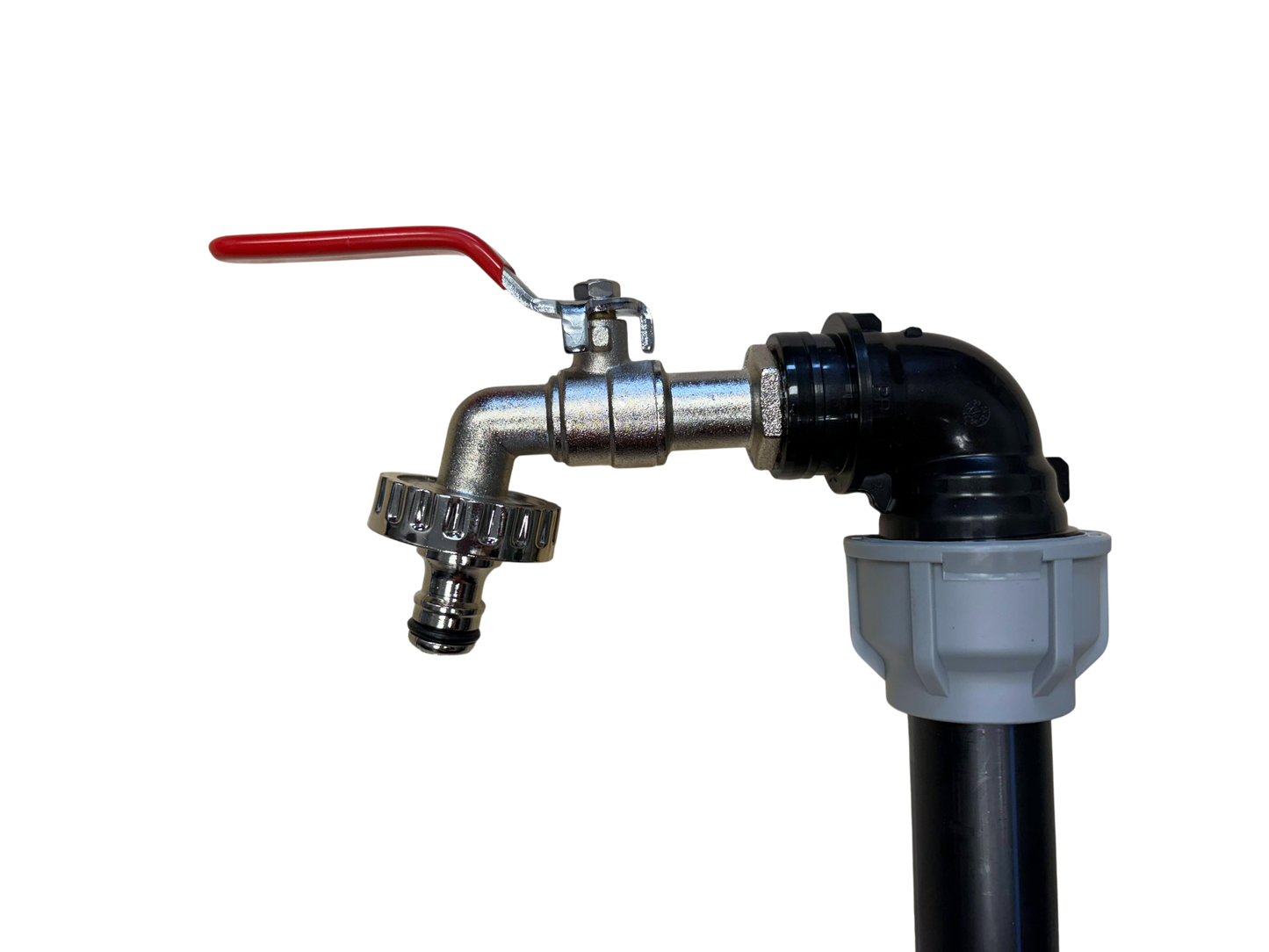 IBC 2-tank joining kit via 50 mm pipe