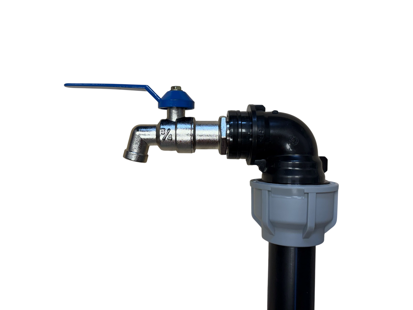 IBC 2-tank joining kit via 50 mm pipe