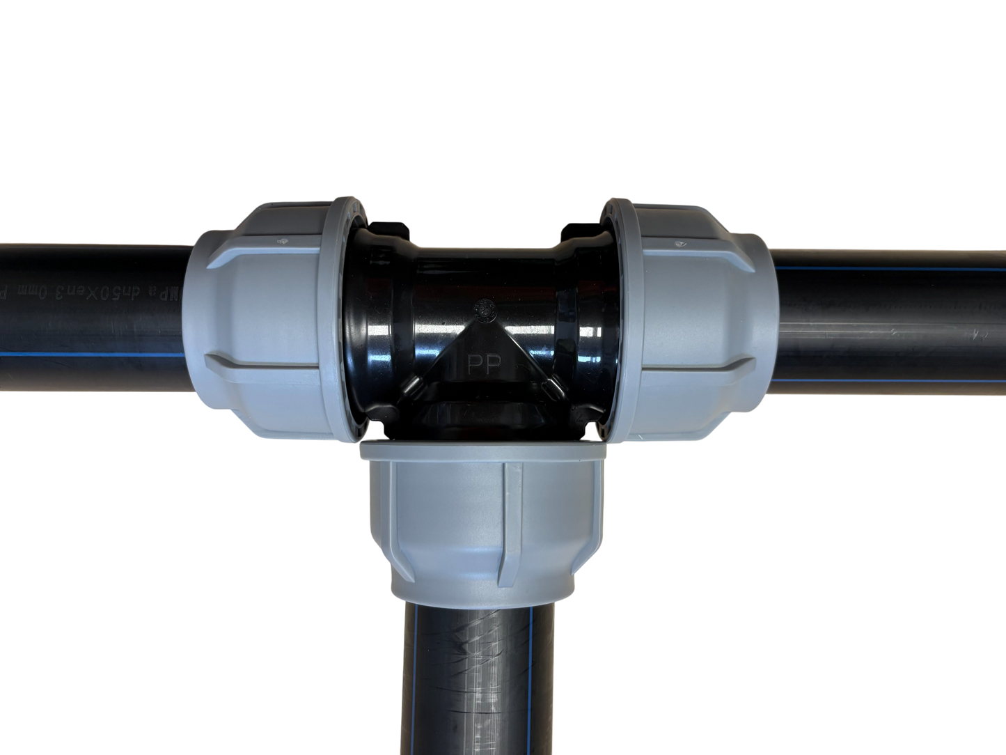 IBC 3-tank joining kit via 50 mm pipe