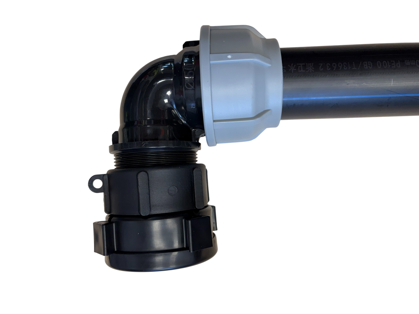 IBC 3-tank joining kit via 50 mm pipe